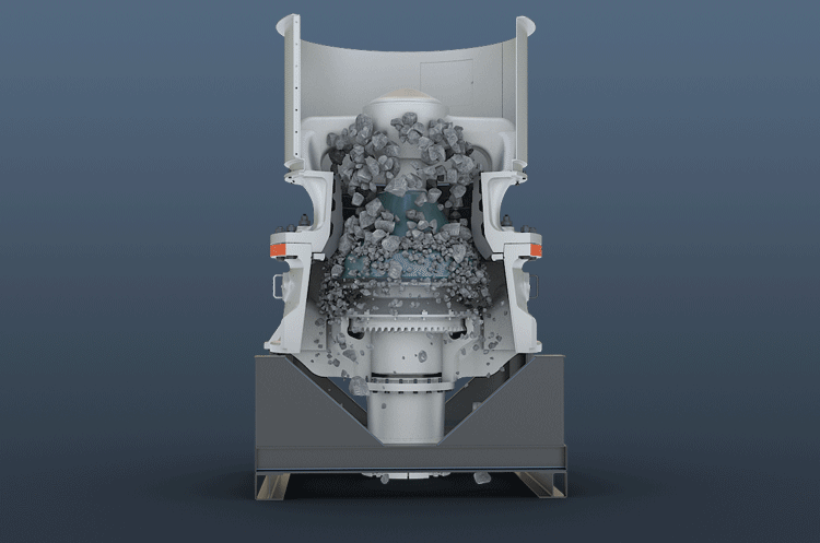 单缸圆锥破碎机配图