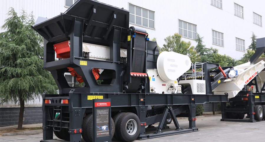 轮胎式移动破碎站配图